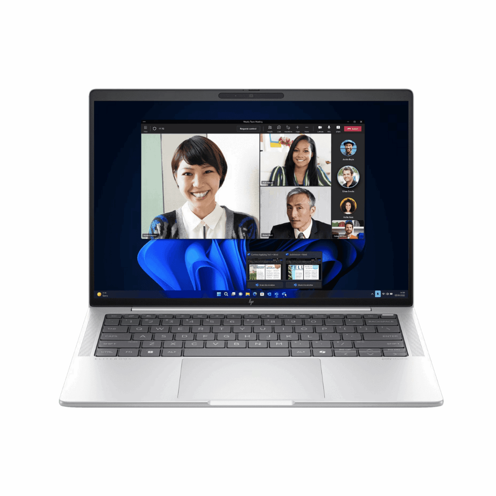 HP EliteBook 840 G11 BM4C7PT – Ultra 7 155U, 14" FHD, 16GB, 512GB SSD, Win 11 Pro, 1 Year Warranty - Front View